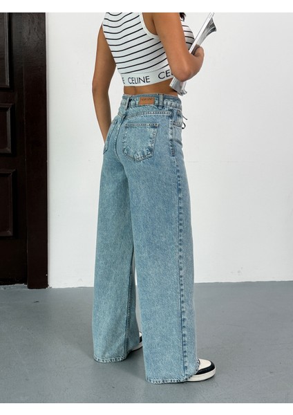 N091 Wide Leg Geniş Paça Kadın Pantolon