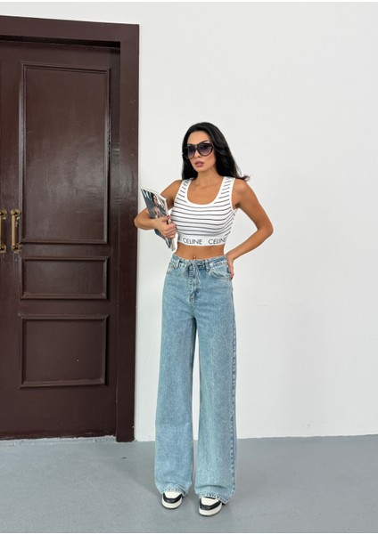 N091 Wide Leg Geniş Paça Kadın Pantolon