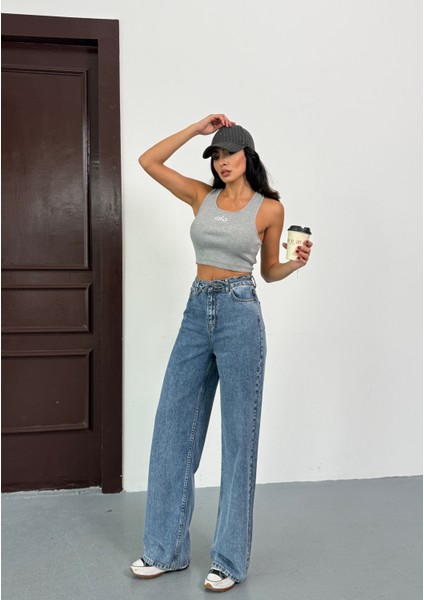 N091 Wide Leg Geniş Paça Kadın Pantolon