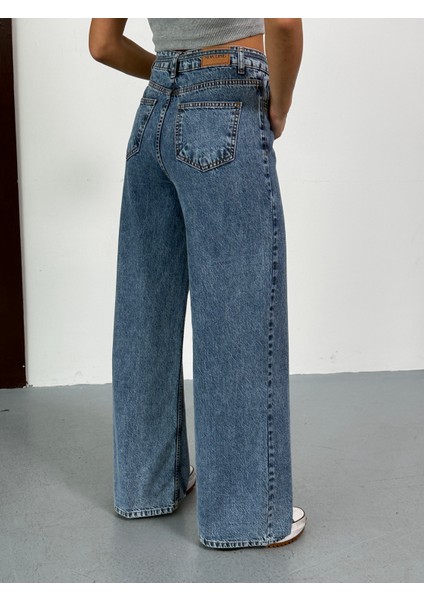 N091 Wide Leg Geniş Paça Kadın Pantolon fırsatları