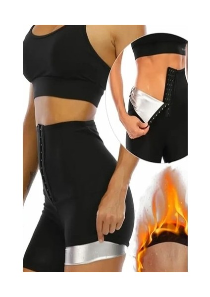 Termal Sauna Agraflı Şort