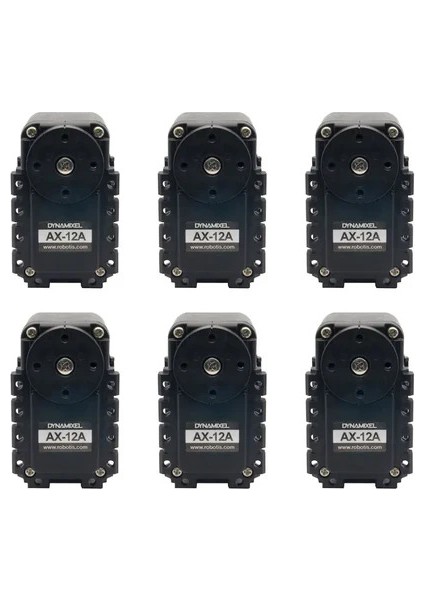 Dynamixel AX-12A Akıllı Servo Aktüatör - Bulk Paket (6 Adet) Servo Motor
