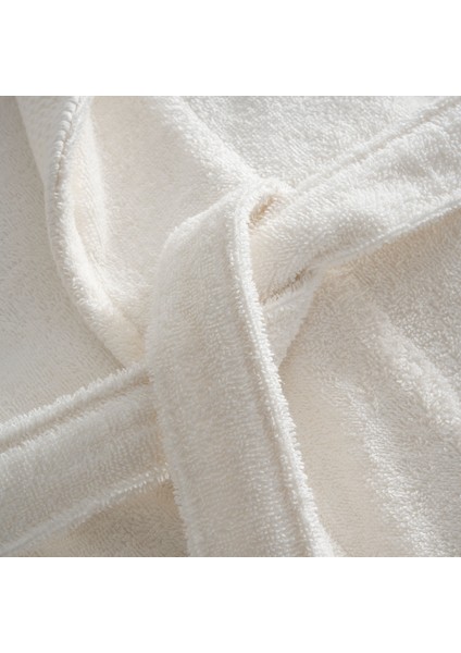 Lara Erkek Bornoz %100 Pamuk Jakarlı Krem indirimleri