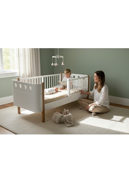 Sahra 90X190 Ölçülerinde Yatak Uyumlu Karyola %100 Mdf Bebek ve Çocuk Montessori fiyatları