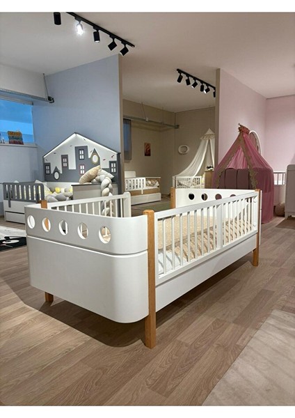 Sahra 90X190 Ölçülerinde Yatak Uyumlu Karyola %100 Mdf Bebek ve Çocuk Montessori fırsatları