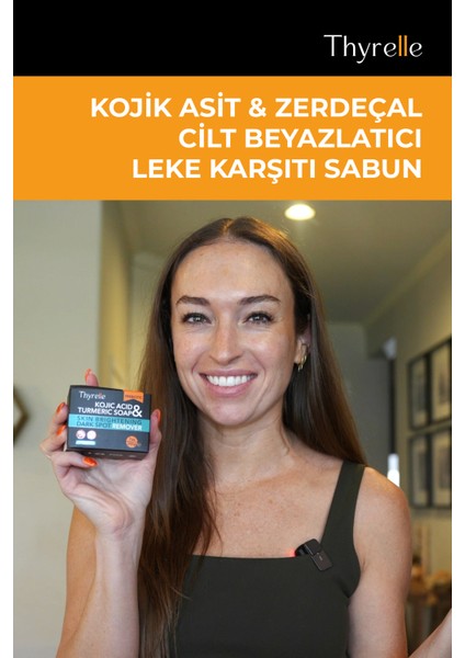 Kojik Asit Sabunu, Zerdeçal ve Vitamin C Etkisiyle Leke Karşıtı Beyazlatıcı Kojic Acid Sabunu , Beyazlatıcı Kojik Asit Sabunu , Leke Giderici Sabun