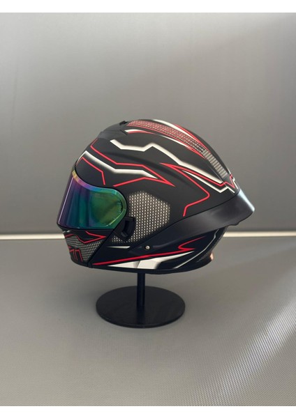 WS-202 Güneş Vizörlü Çene Açılır Kask (Renkli Vizörlü) C1 modelleri