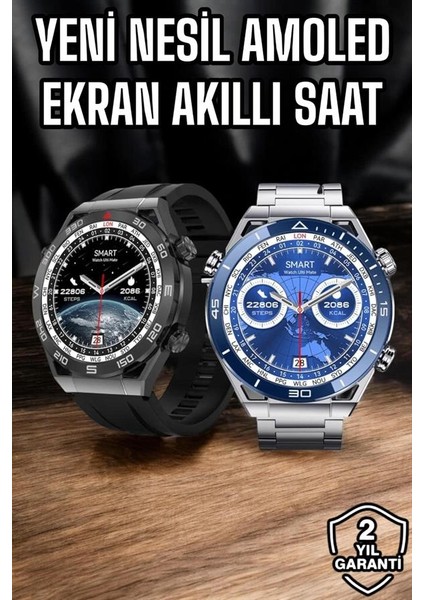 Akıllı Saat Yeni Nesil 2024 Model Metal Kordonlu Bluetooth Bağlantılı - MCT3437-9182 fiyatları