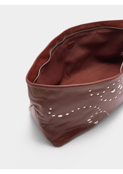 Zımba Detaylı Deri Zarf Parti Çantası indirimleri