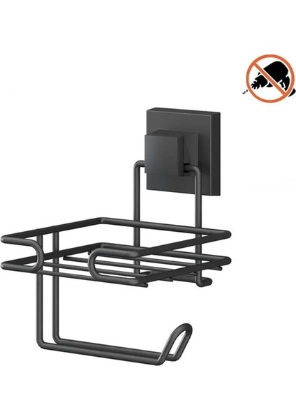 Tuvalet Kağıtlığı Yedekli Kendinden Yapışkanlı Siyah Easyfix fiyatları