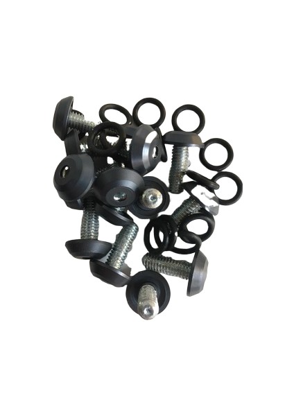 Motosiklet Kırmızı Kaporta Vidası Siperlik Vidası 5 mm 5 Ad fiyatları