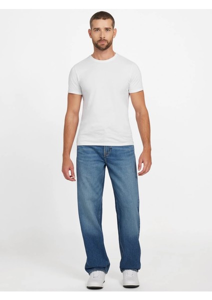 Jett Erkek Mavi Loose Fit Jean M5BA0PD4K30-FLXI fiyatları