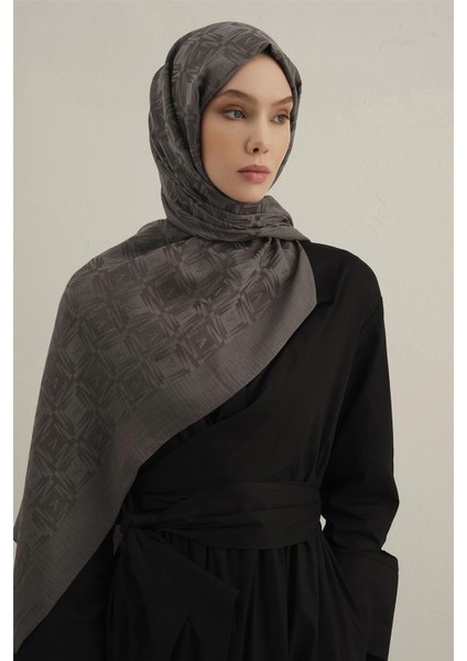 Lyocell Naia Kare Monogram Şal 6 18