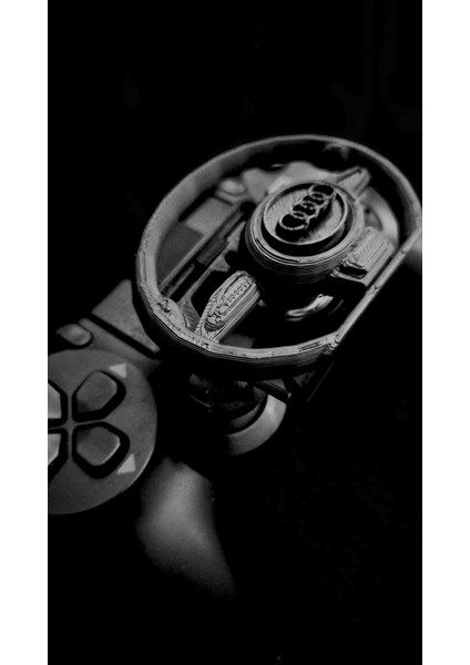 Ps4 Oyun Kolu Için Audı Mini Direksiyon Seti Siyah ( Pratik Kullanım Tam Ölçü )