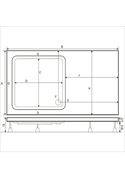 Quite Düz Zemin Özel Kesim Duş Teknesi, Panelli fırsatları
