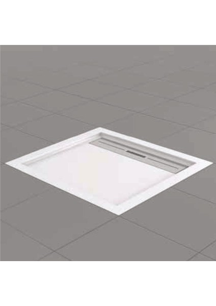 Drop Kare Duş Teknesi, Flat