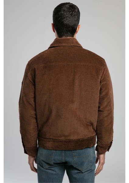 Lonroy Erkek Kadife Ceket Kahverengi fırsatları