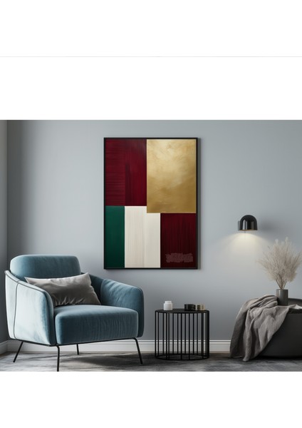 Metal Çerçeveli Gerçek Camlı Tablo,soyut Renkli Bloklar Dijital Baskılı Tablo,ev,ofis Dekorasyon fiyatları