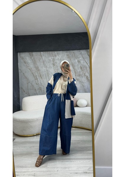 Bol Paça Denim Pantolon