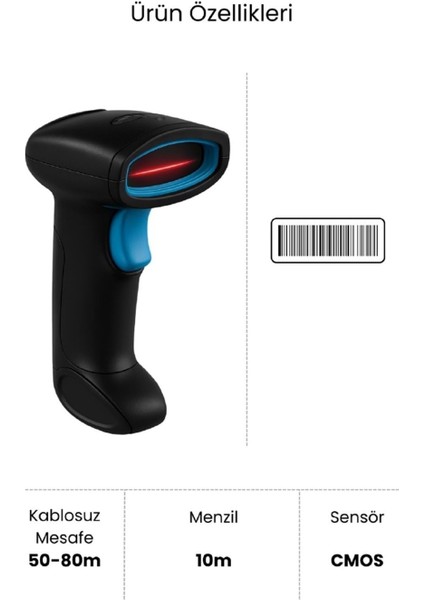 Bs-2 Kablosuz 1d/2d Standlı Barkod & Karekod Okuyucu fiyatları