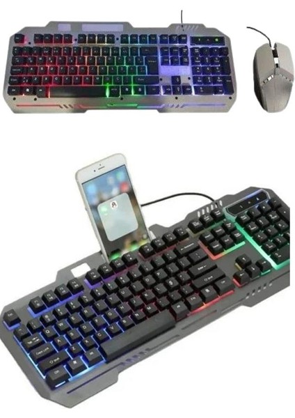 Gaming Oyuncu Klavyesi LED Aydınlatmalı Mekanik Hisli fırsatları