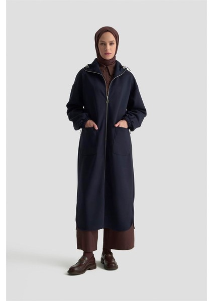 Yüksek Yaka Örme Giyçık 25KD1503 Lacivert