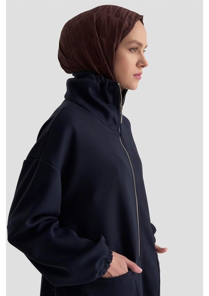 Yüksek Yaka Örme Giyçık 25KD1503 Lacivert fırsatları