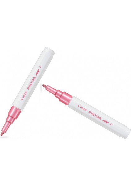 Pılot Pintor (M) Yuvarlak Uç Metalik Pembe ( Iki Adet )