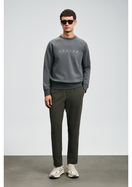 Erkek Cooper Sweatshirt 112030177 Koyu Gri