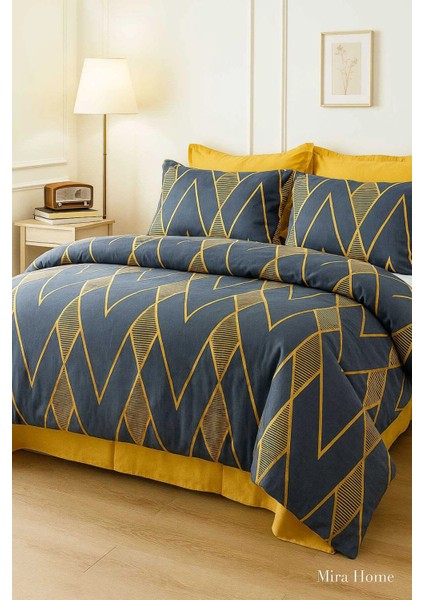 Çift Kişilik Pamuklu Nevresim Takımı Royal Baklava Desen fiyatları