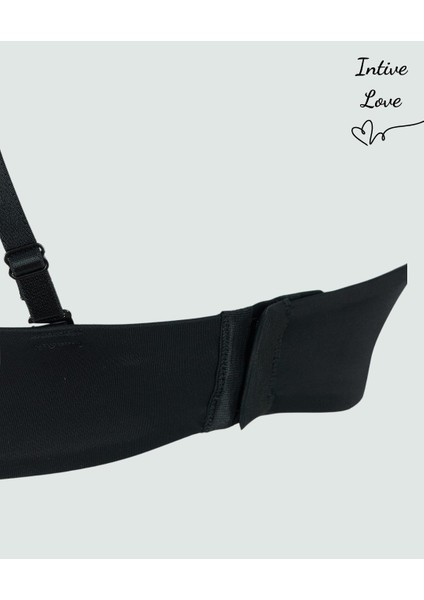Nbb Toparlayıcı Balenli Desteksiz Straplez Sütyen – Askılı & Askısız Kullanım, Siyah Ekru Ten Renk modelleri