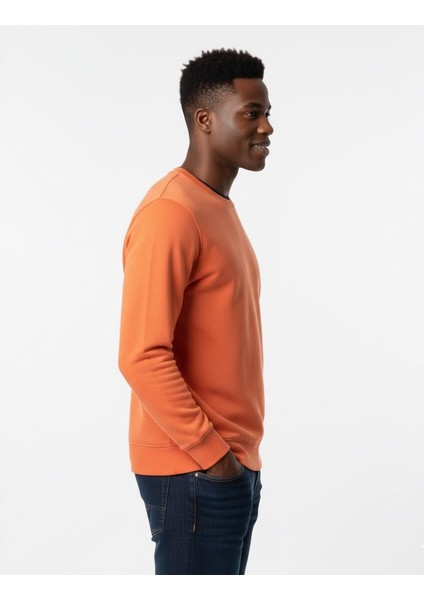 Bisiklet Yaka Pike Sweatshirt