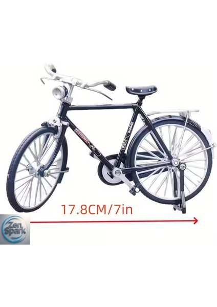 Vintage Yeşil Bisiklet Model Yapı Kiti, Gerçekçi Mini Replika, Yetişkinler Için fırsatları