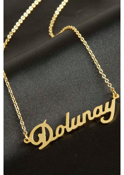 Dolunay Isimli Kolye (Kişiye Özel)