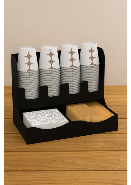 Çay Kahve Karton Bardaklık Standı 2li Set Tüm Bardaklar ile Uyumlu fiyatları