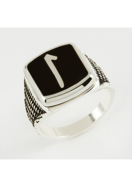 Elif Yazılı Metal Erkek Yüzük