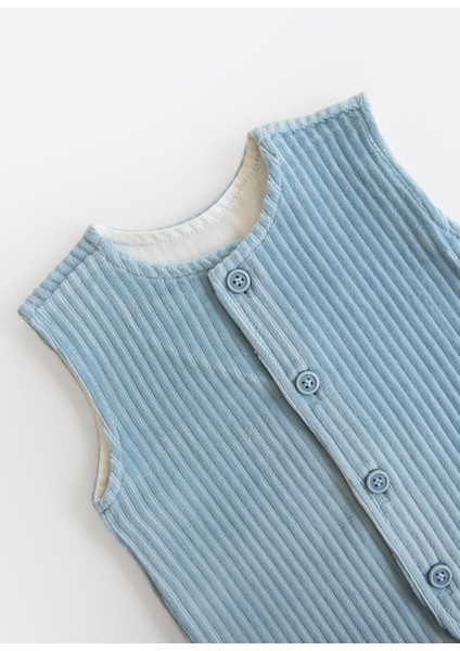 Organik Dosse Yelek Mavi fırsatları