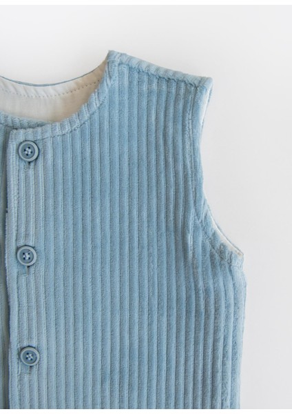 Organik Dosse Yelek Mavi indirimleri