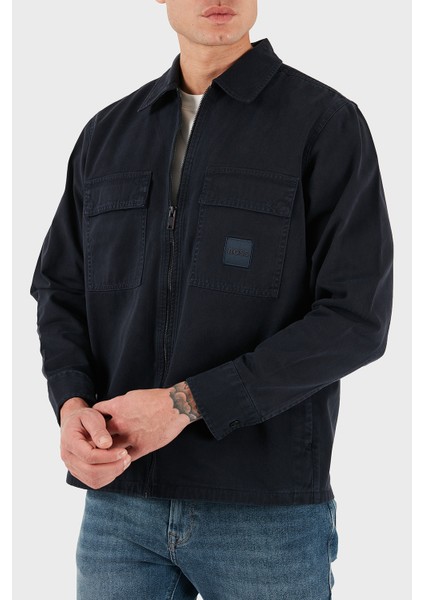 Pamuklu Regular Fit Fermuarlı Kot Gömlek Erkek Gömlek 50530853 404 indirimleri