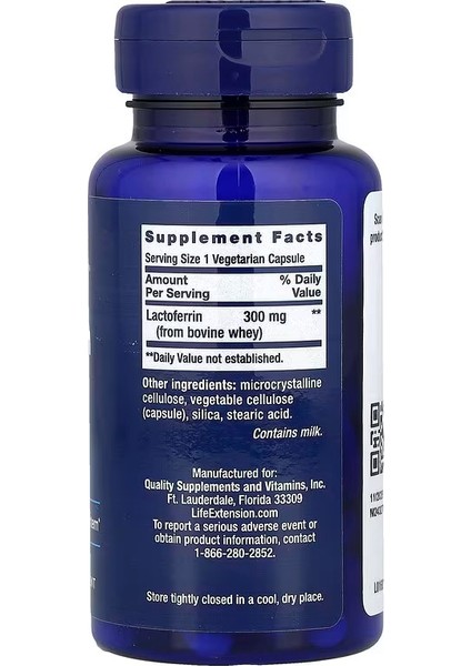 Lactoferrin Caps 60 Vegetarian Capsules fiyatları