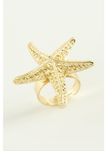 Deniz Yıldızı Metal Yüzük