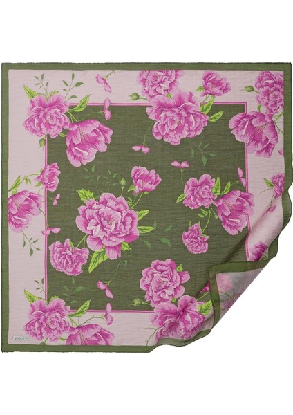 Ipekevi Desenli Tensel Eşarp Çam Kokusu