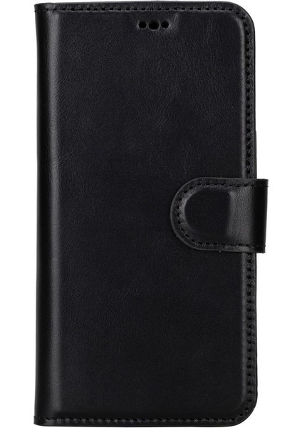 Apple iPhone 15 Uyumlu Deri Cüzdanlı Kılıf Mwwn Rst1 Siyah fırsatları