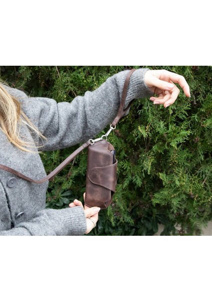 Riviera Deri Askılı Gözlük Kılıfı Kahverengi indirimleri