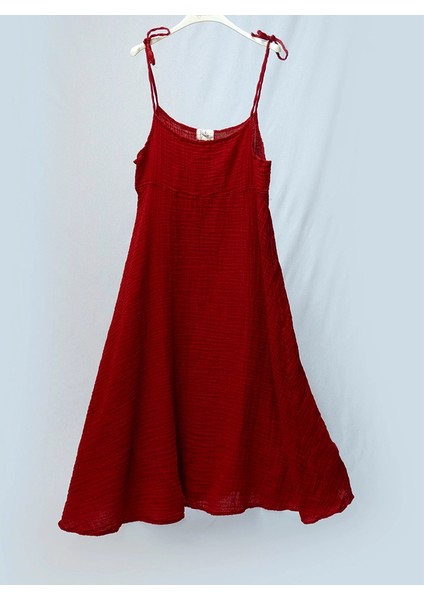 %100 Pamuk Müslin Nefes Alır Kadın Askılı Yazlık Gecelik Elbise Pijama – Rahat, Şık ve Çok Amaçlı