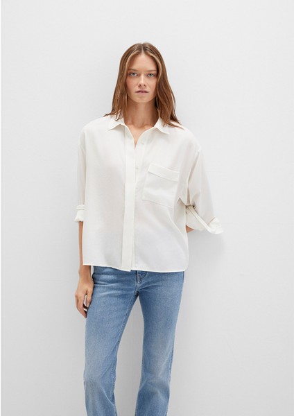 Ekru Tencel Tm Liyosel Gömlek 1211354-80194 fiyatları