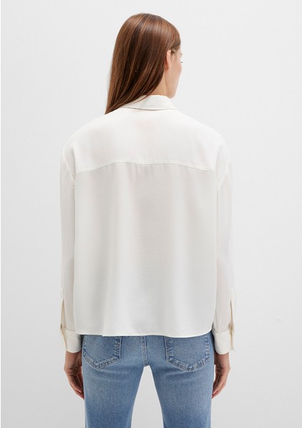 Ekru Tencel Tm Liyosel Gömlek 1211354-80194 indirimleri