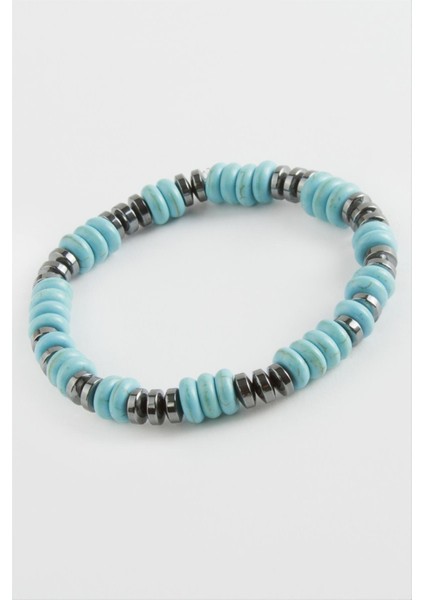 Hematit Turkuaz Doğaltaş Bileklik