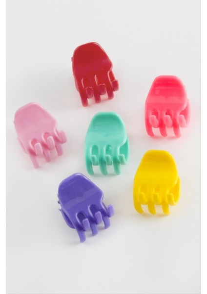 2 cm Renkli Düz Mandal Toka 100 Adet