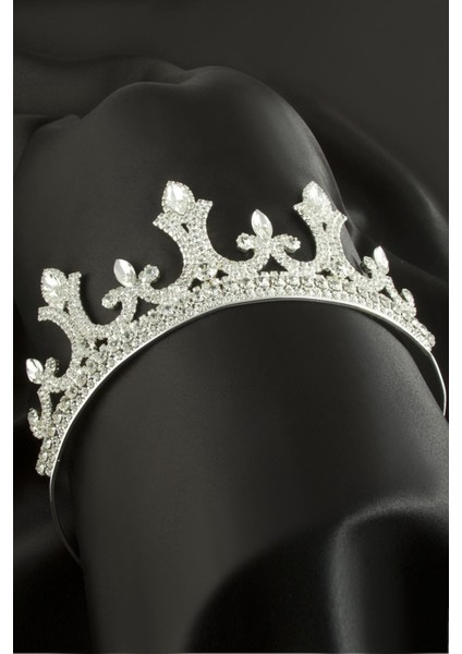 Lüks Taşlı Gelin Tacı